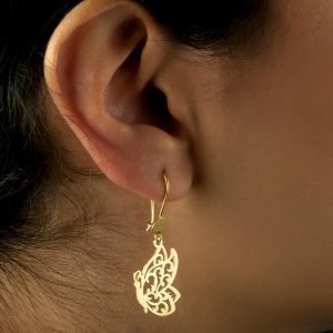 گوشواره آویز پروانه